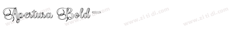 Apertura Bold字体转换 Apertura Bold字体转换